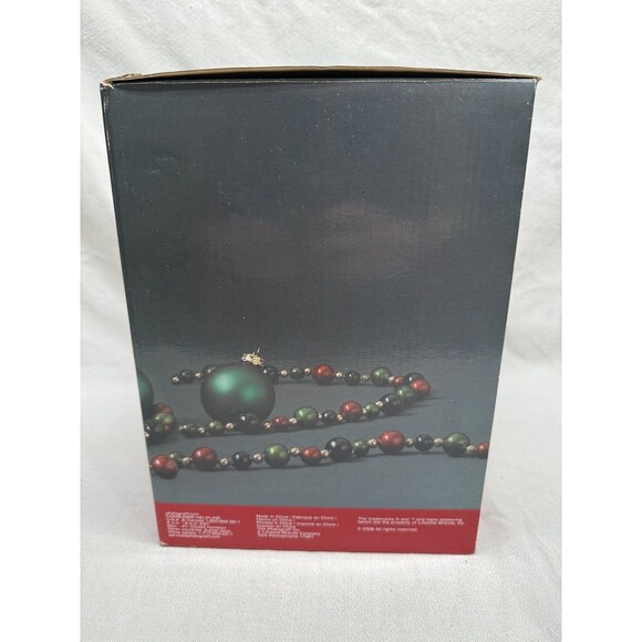 Pfaltzgraff Winterberry Pitcher red & clear etched glass holly holiday 8.75” - Picture 11 of 16